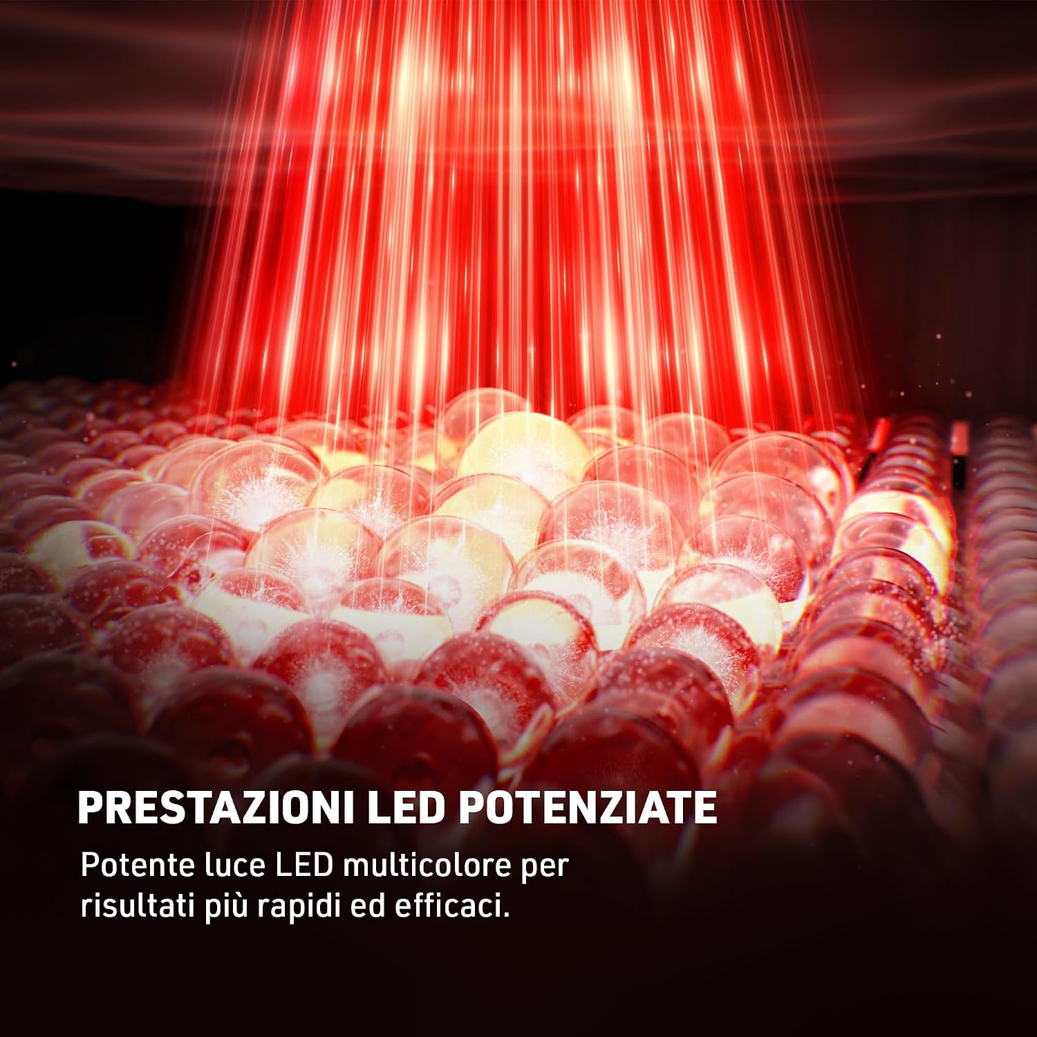 Detalle de Lampada viso portatile LED con 256 LED