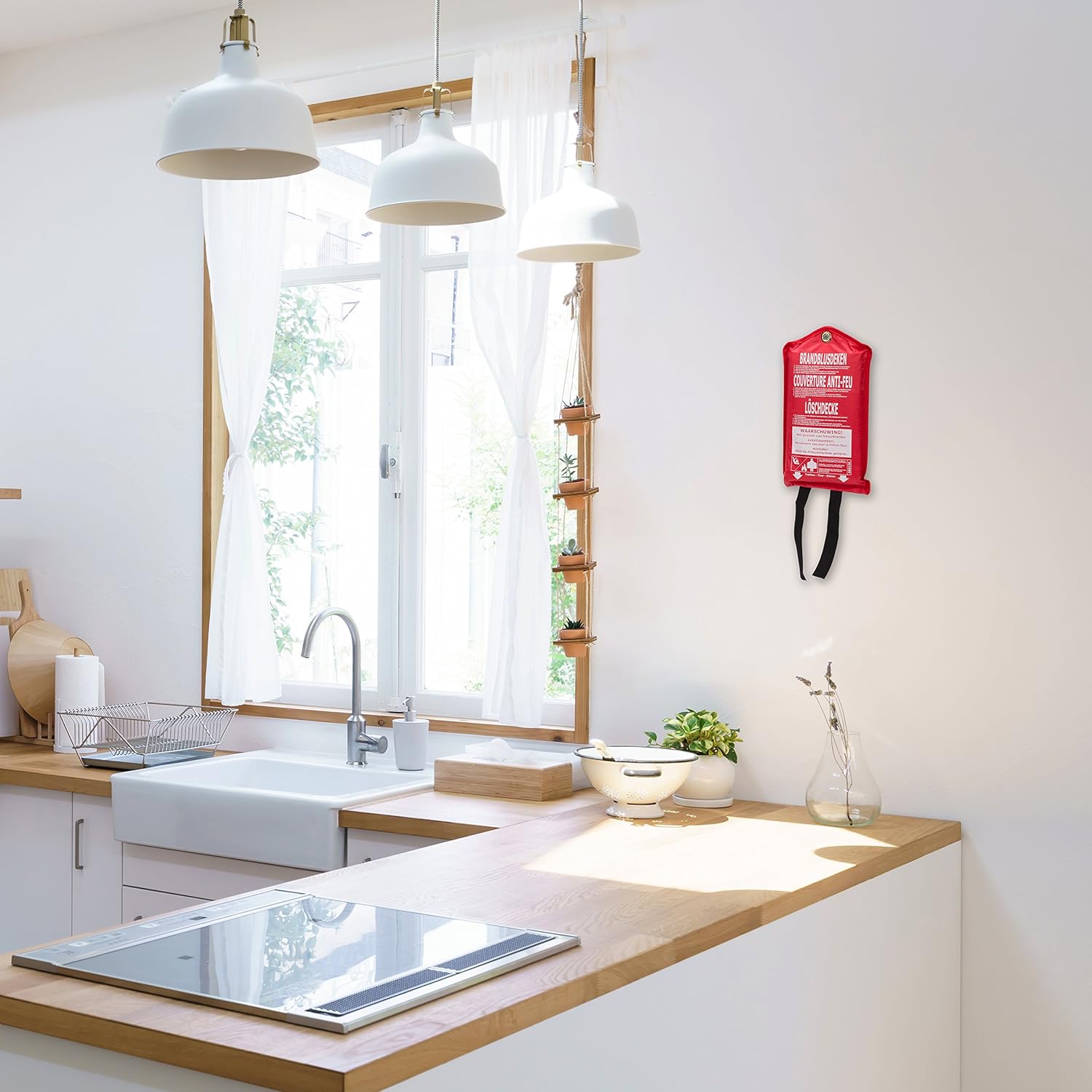 Thumbnail 3 de Smartwares Feuerlöschdecke 100 x 100 cm – Glasfasertuch inkl. Schutztasche