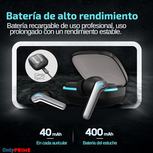 Thumbnail 2 de OnlyPRIME Auriculares Inalámbricos Bluetooth 5.3 con ANC ENC y 40 h de autonomía