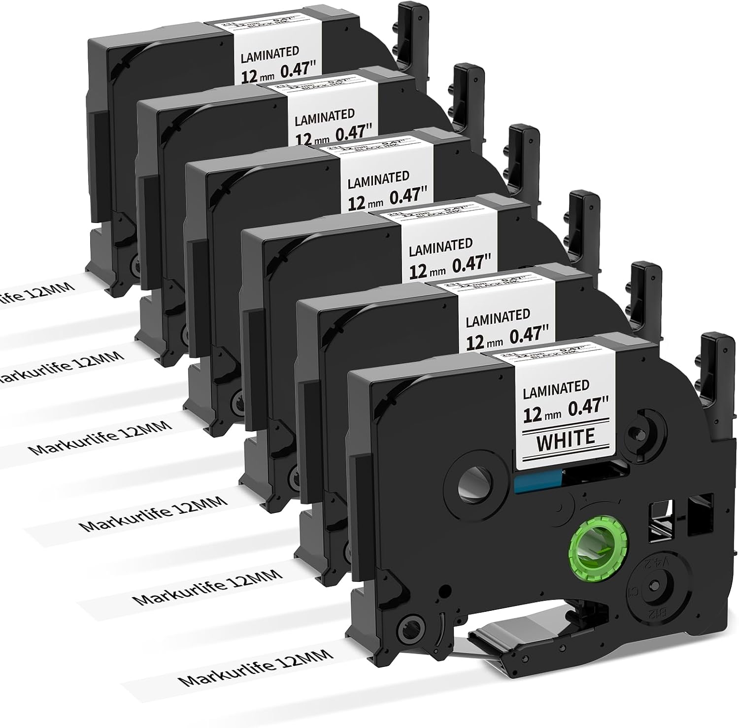 Markurlife TZe-231 6er Pack Schriftband 12 mm