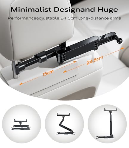 Detalle 2 de AHK soporte tablet coche 11 pulgadas