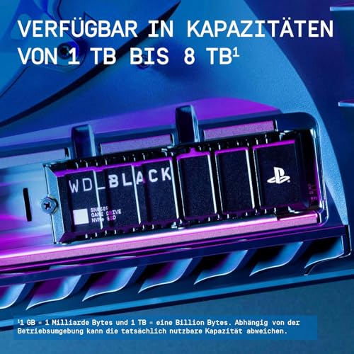 Detalle de WD_BLACK SN850P 2 TB – Offiziell lizenziert für PS5, NVMe M.2 SSD mit Kühlkörper