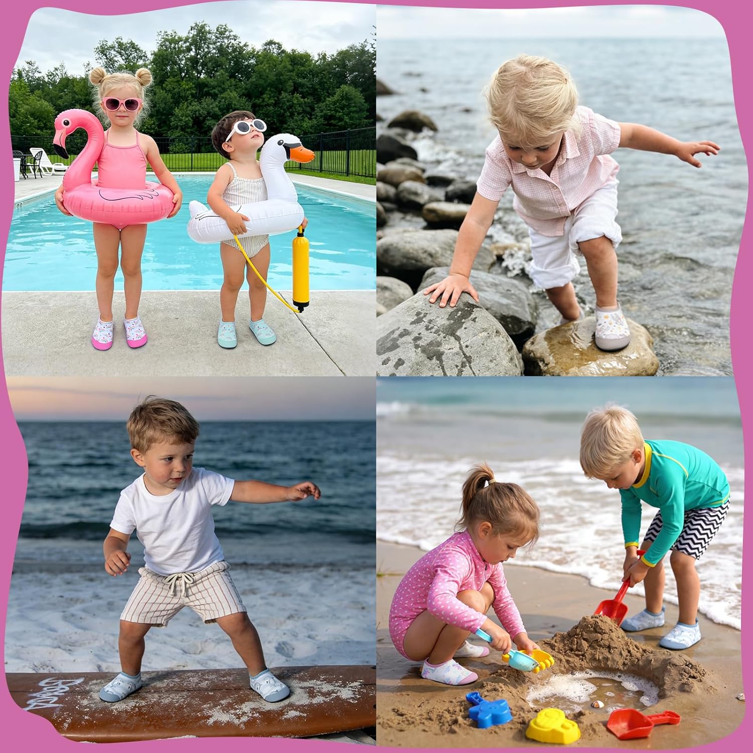 Thumbnail 1 de Kinder Badeschuhe IceUnicorn mit Schnell trocknend