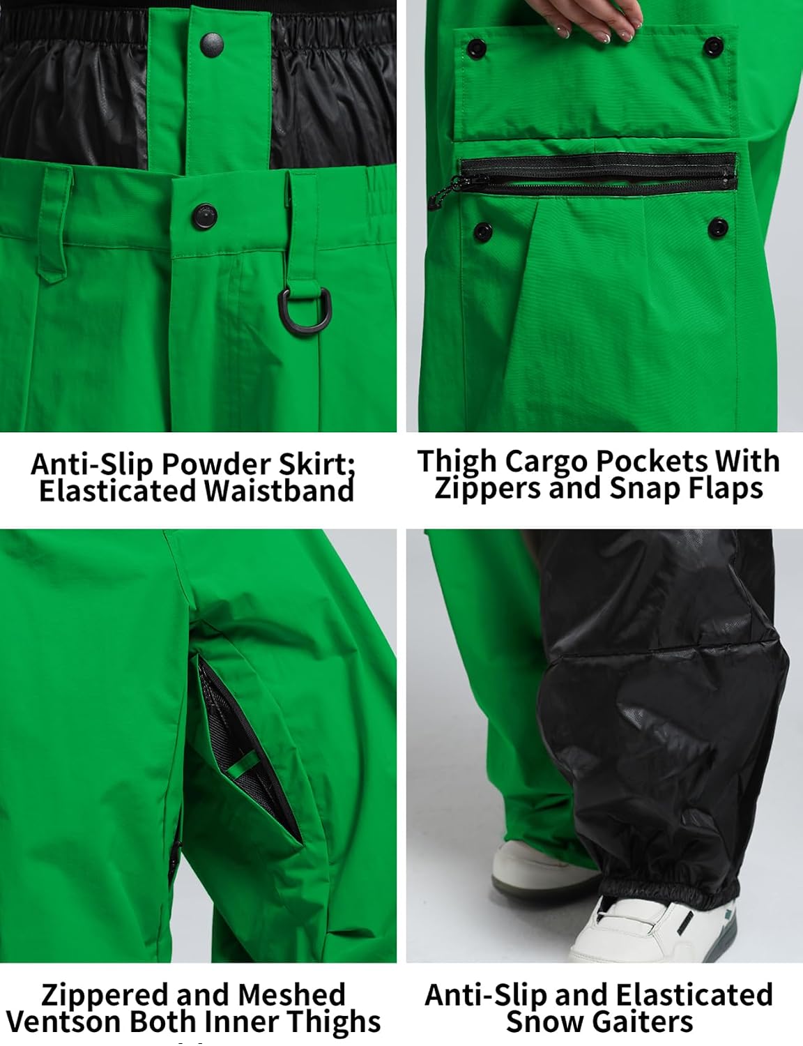 Thumbnail 4 de GSOU SNOW Super Baggy Snowboard Pants Waterproof