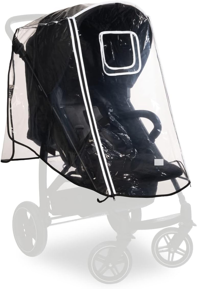 Detalle de hauck Universal Pushchair Rain Cover, Transparent