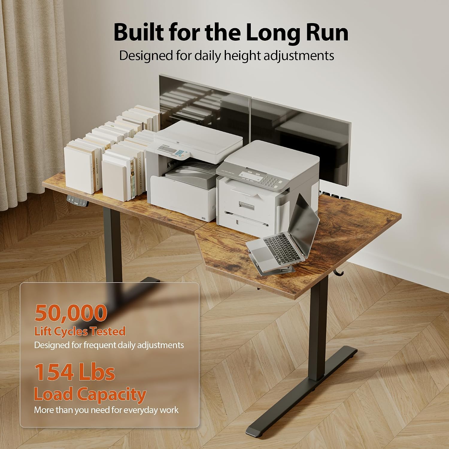 Thumbnail 6 de Agilestic L-Shaped 55" Electric Standing Desk ⚙