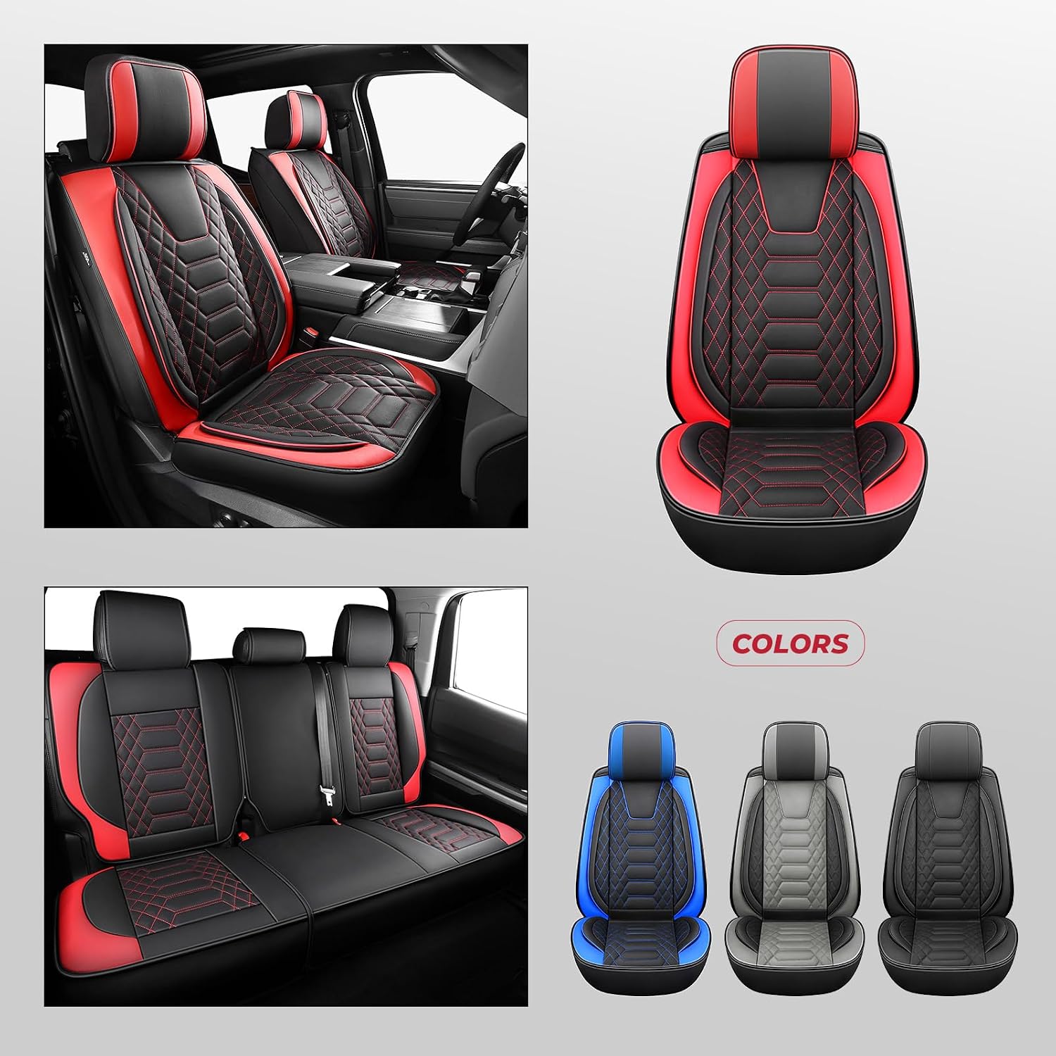 Thumbnail 5 de FREESOO Tundra Seat Covers 2026