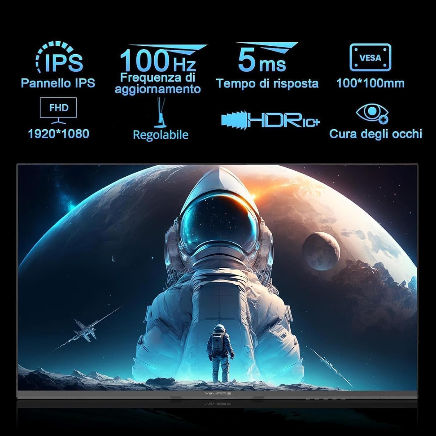 Detalle 2 de Minifire 27" IPS FHD Monitor 120Hz, sRGB110%