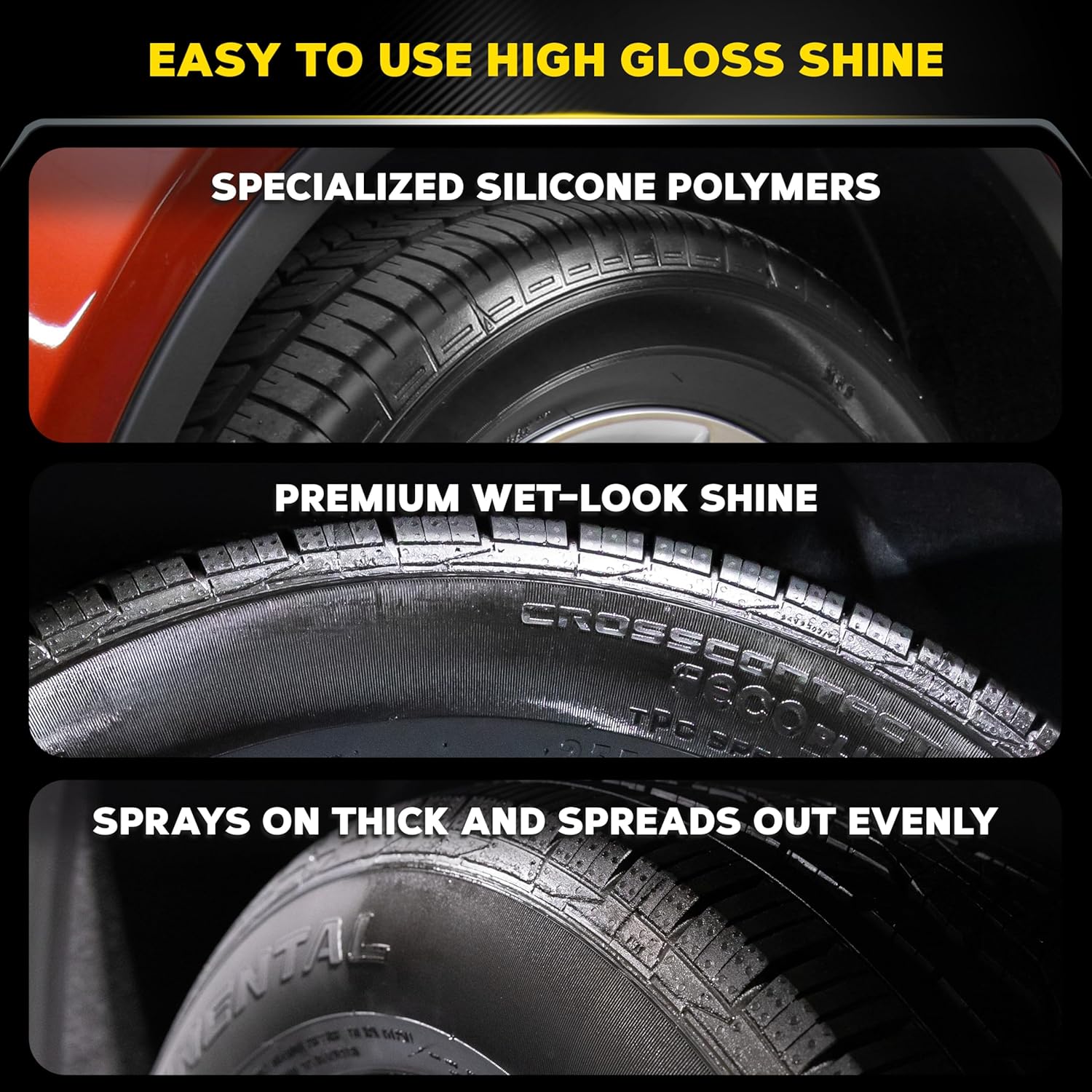 Thumbnail 3 de Meguiar's G12024EU Hot Shine Tire Spray – 710ml