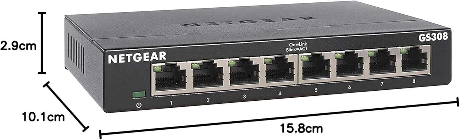 Thumbnail 6 de NETGEAR GS308 8‑Port Gigabit Switch 📡