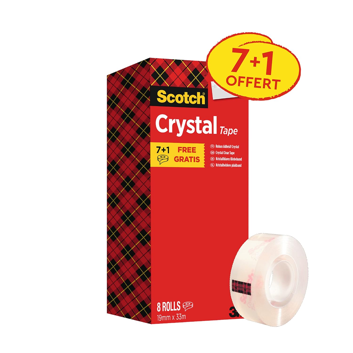 Detalle 2 de Scotch Crystal Ruban adhésif 19 mm 🖇