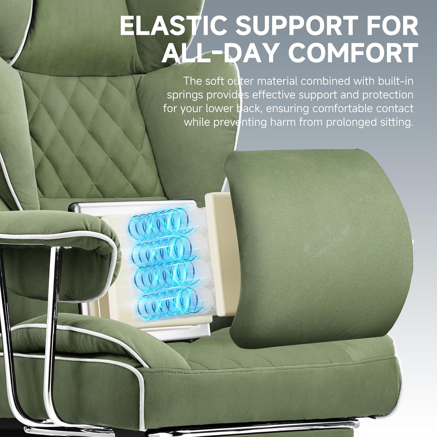 Detalle de GTPLAYER Gaming Chair, Fabric