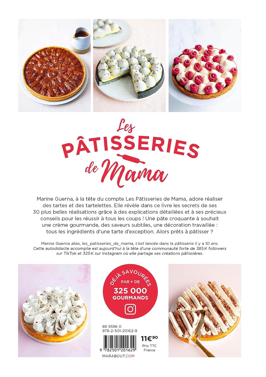 Detalle de Les pâtisseries de Mama – Tartes et tartelettes: ilustrowana książka o tartach