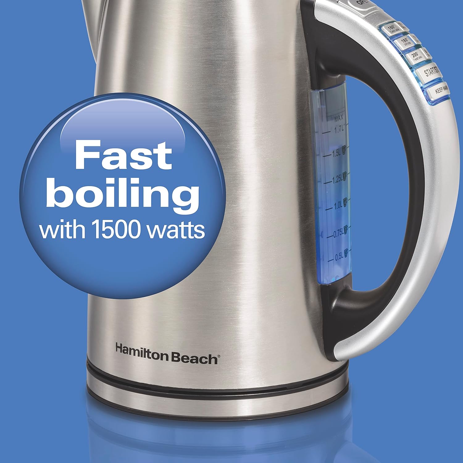 Thumbnail 5 de Hamilton Beach 41020R temperature control kettle 1.7L