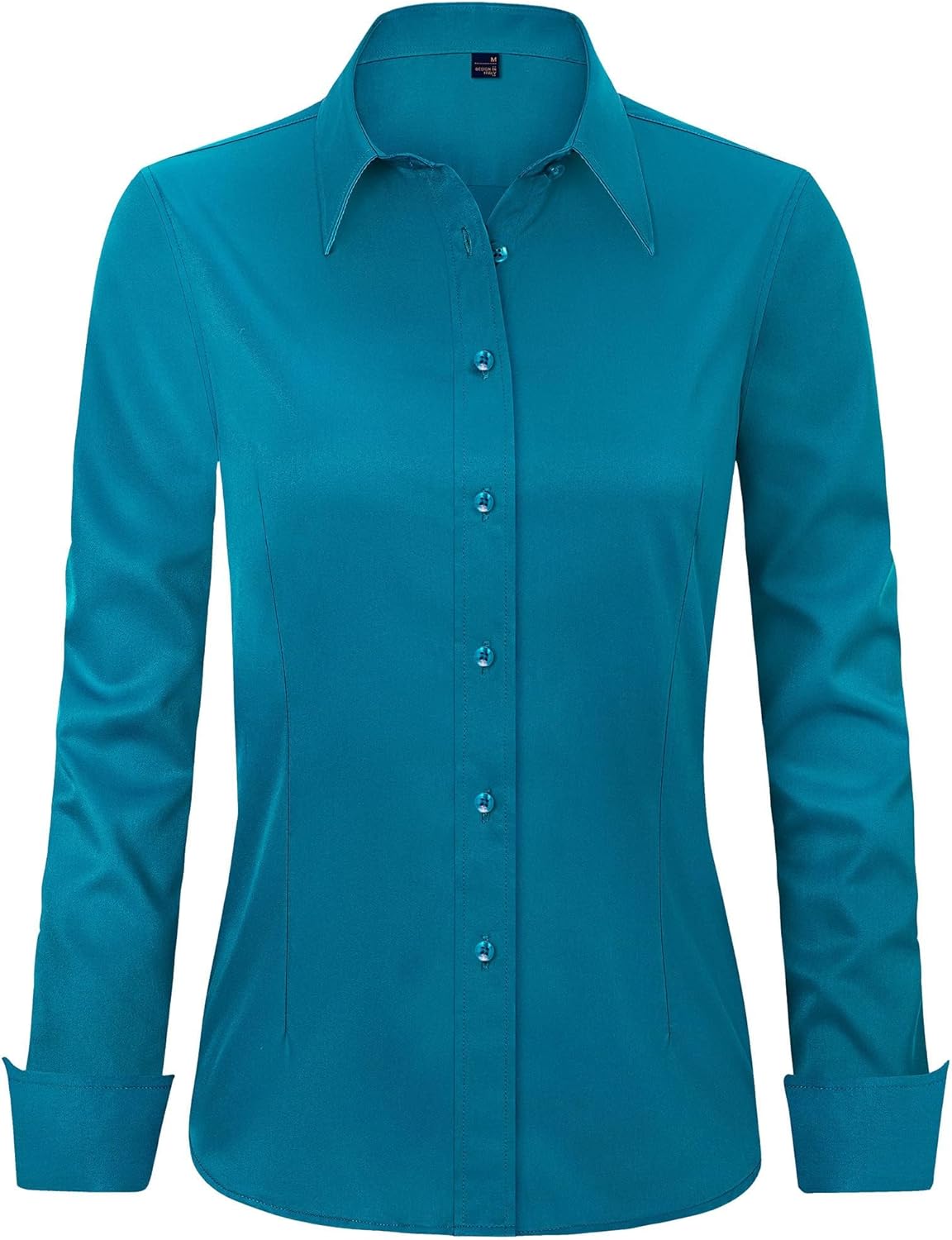 Thumbnail 6 de J.VER Damen Bluse für Casual Business mit Button-Down-Kragen, langarm (Stretch, bügelleicht)