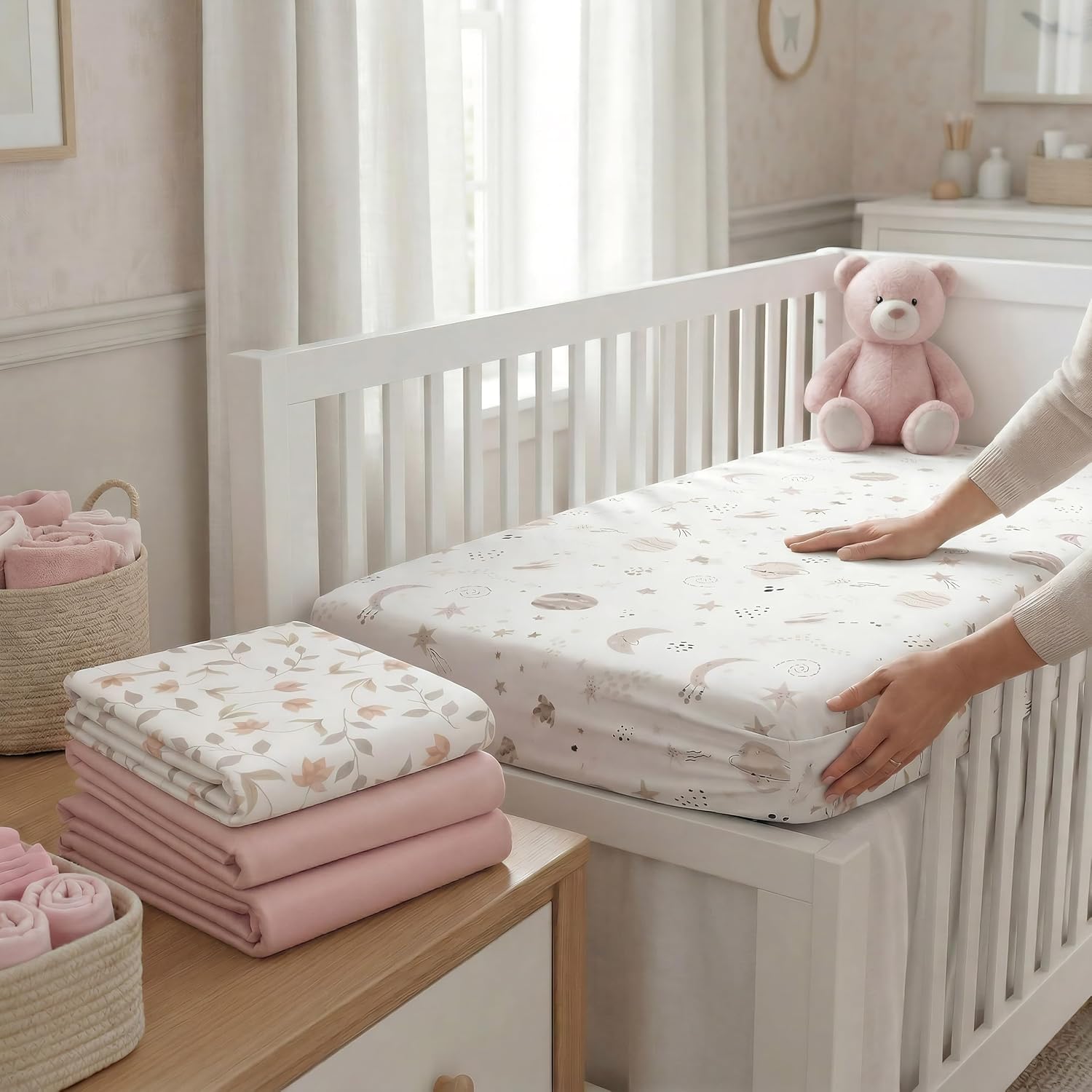 Detalle 1 de Crib Sheets 28 x 52 Inches