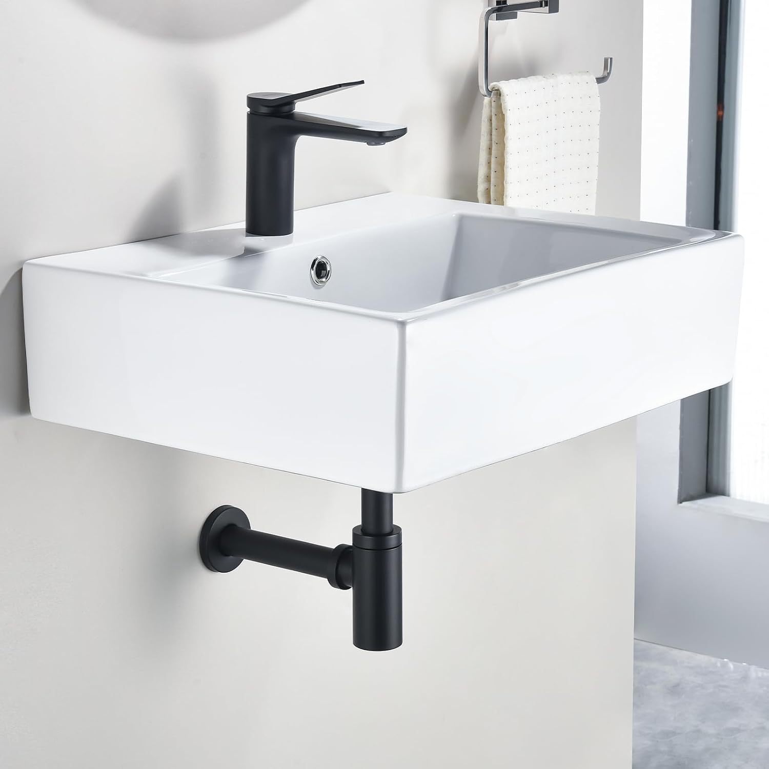 Thumbnail 6 de Sifone Lavabo Kelleria Bagno universale: Sifone in acciaio inox nero opaco, Ø 32 mm, 1 1/4