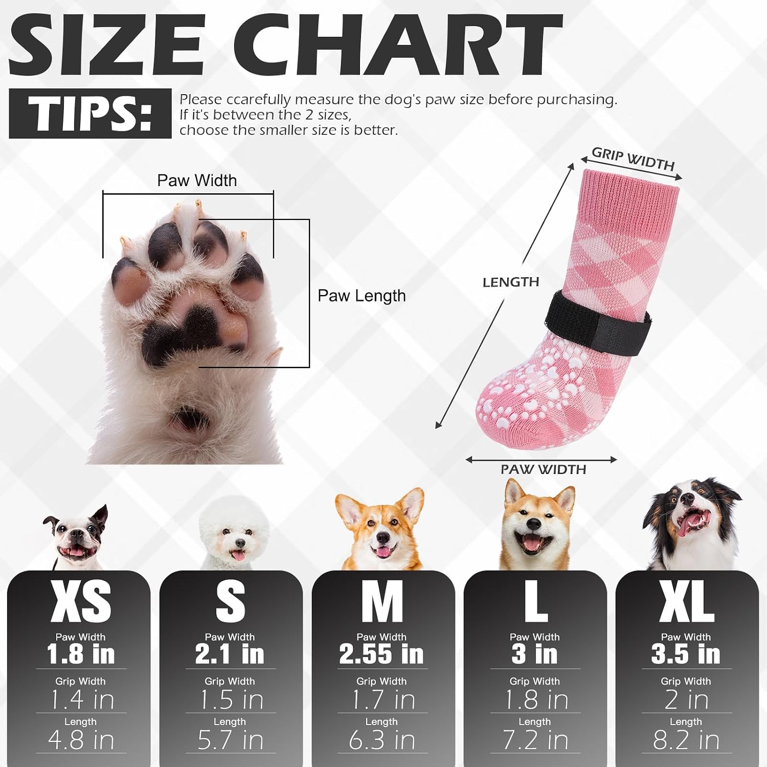 Thumbnail 1 de EXPAWLORER Dog Socks, Size S