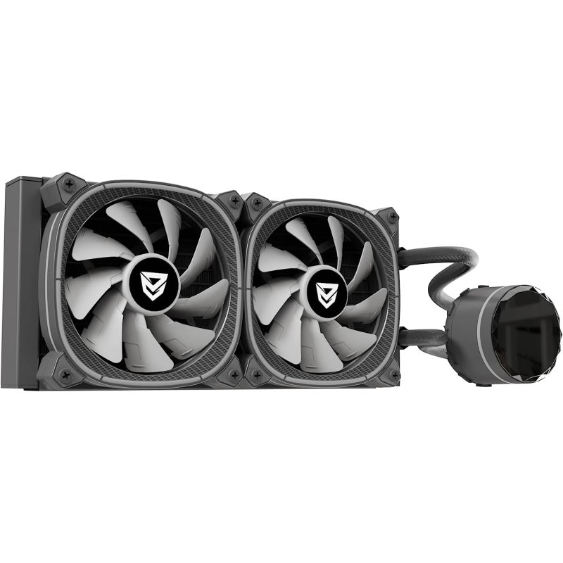 Detalle 2 de Nfortec ATRIA X refrigeración líquida 240 mm negra