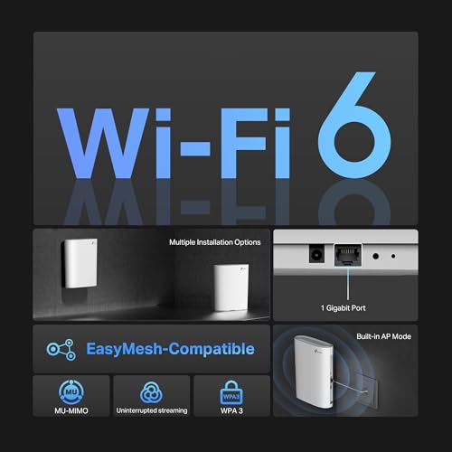 Detalle de TP-Link RE500XD Repetidor WiFi 6 AX1500 ⚡ Doble Banda