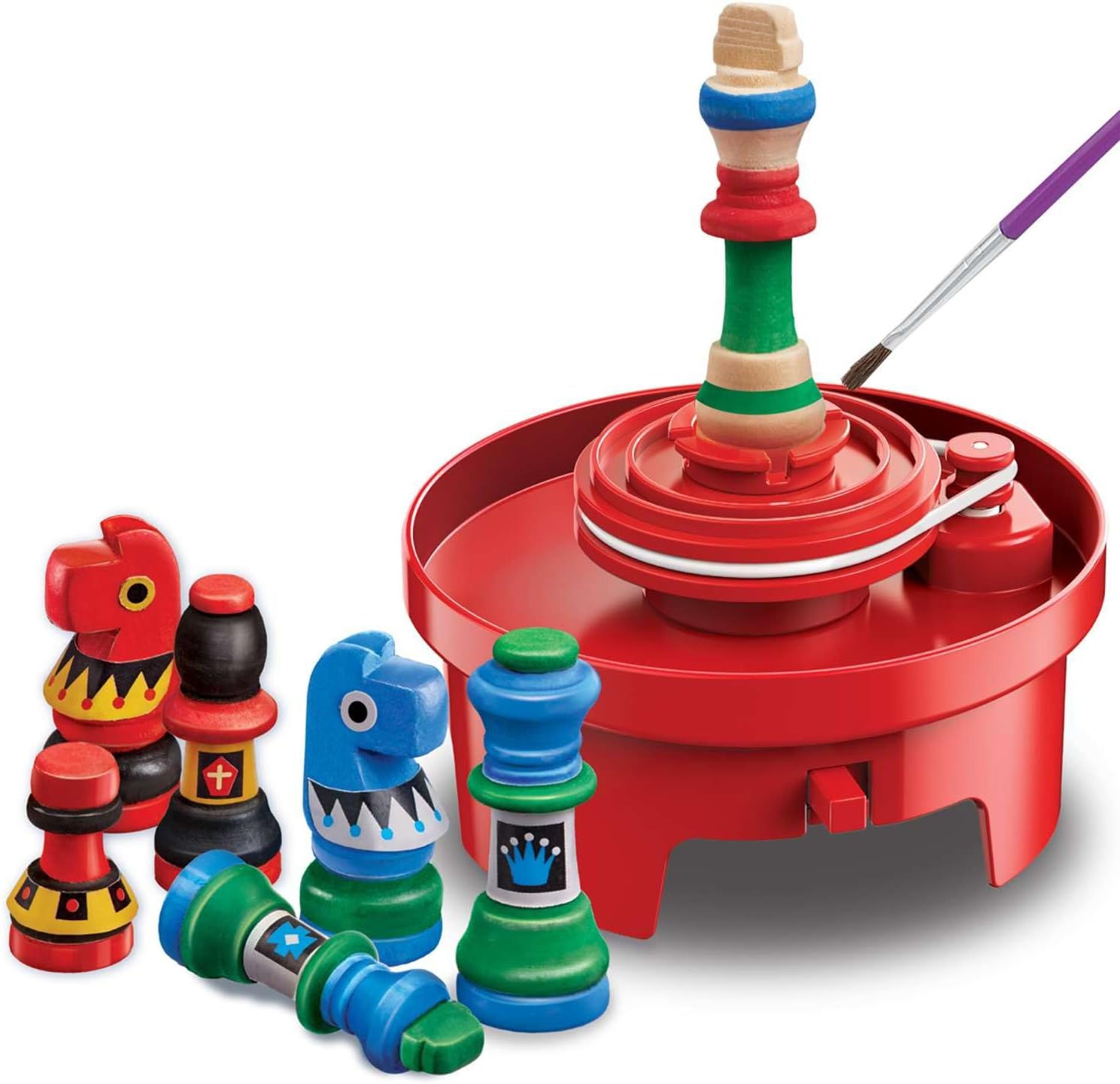 Detalle 2 de 4M KidzLabs 403452 – zmotoryzowany zestaw szachowy do ozdabiania