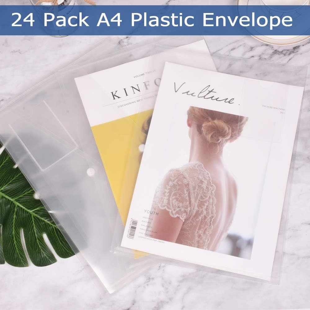 Thumbnail 6 de MerryNine 30 Pack A4 clear document folders