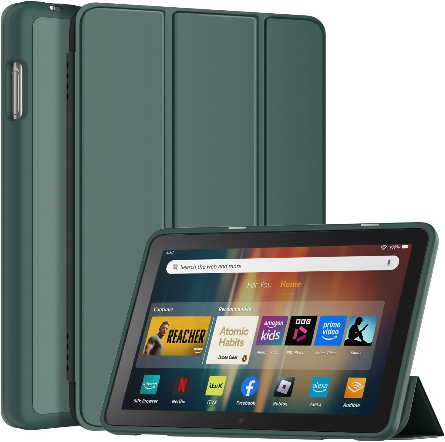 Thumbnail 2 de Sonlaryin Slim Smart Trifold Stand with Soft TPU Back Case (Light Purple) — Auto Wake/Sleep
