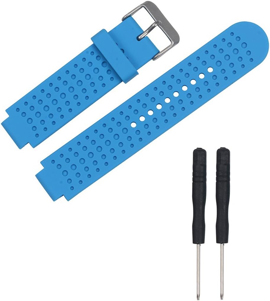 Detalle de LOKEKE Replacement Silicone Band for Garmin Forerunner 25 Large
