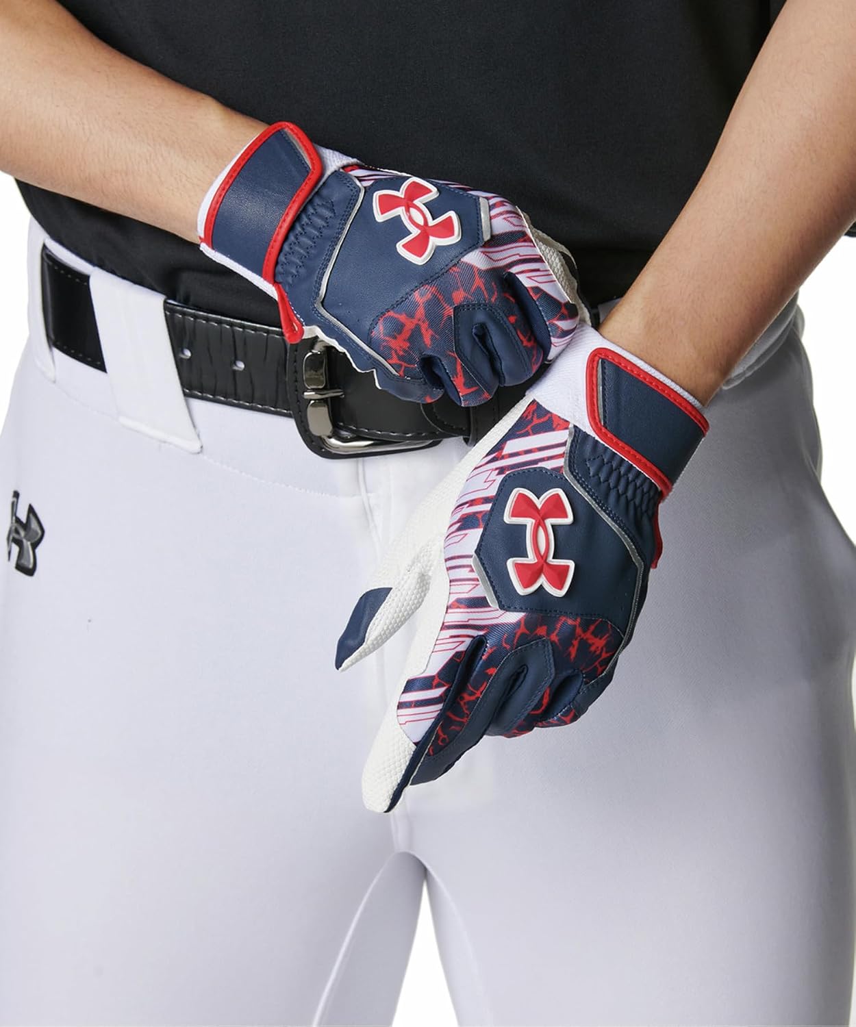 Thumbnail 3 de UNDER ARMOUR UAクリーンアップ バッティンググローブ 合成皮革・立体成型・洗濯対応