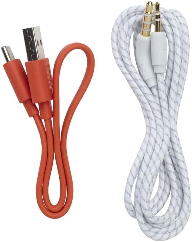 Detalle de JBL Live 460NC Blanc – Casque sans fil à réduction de bruit et autonomie jusqu’à 50 h