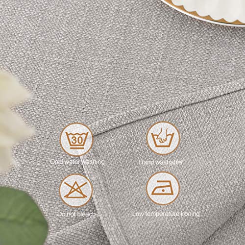Detalle 2 de WAITER TREE Mantel Antimanchas Beige Lino 140x240 cm🧻