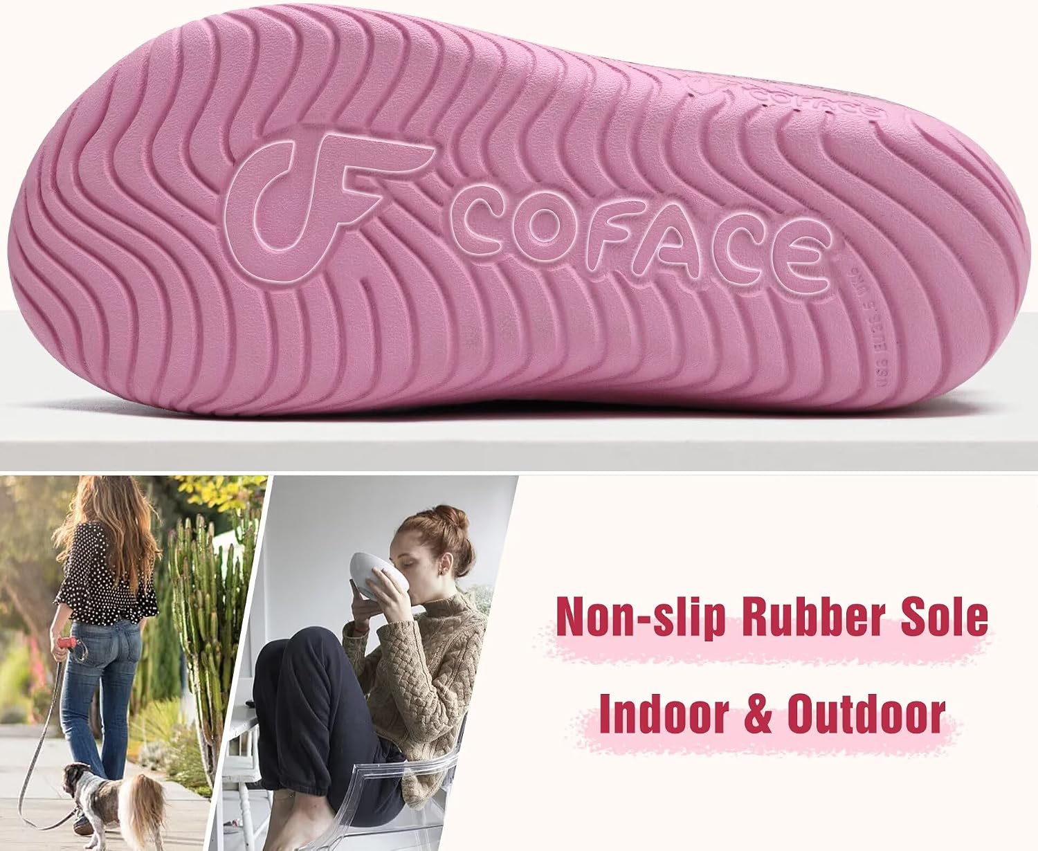 Thumbnail 6 de COFACE Women's Memory Foam Slippers Arch Support