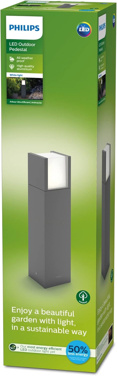 Thumbnail 3 de Philips LED Paletto Basso da Esterni IP44 3.8W: risparmio energetico e luce naturale per il giardino