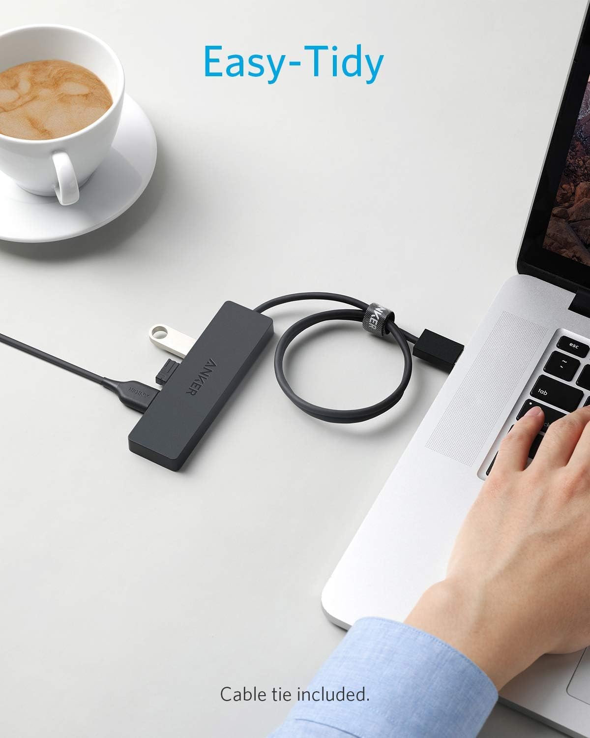 Thumbnail 5 de Anker AK-A7516012 4-Port USB 3.0 Hub, 5Gbps, 2 ft Cable
