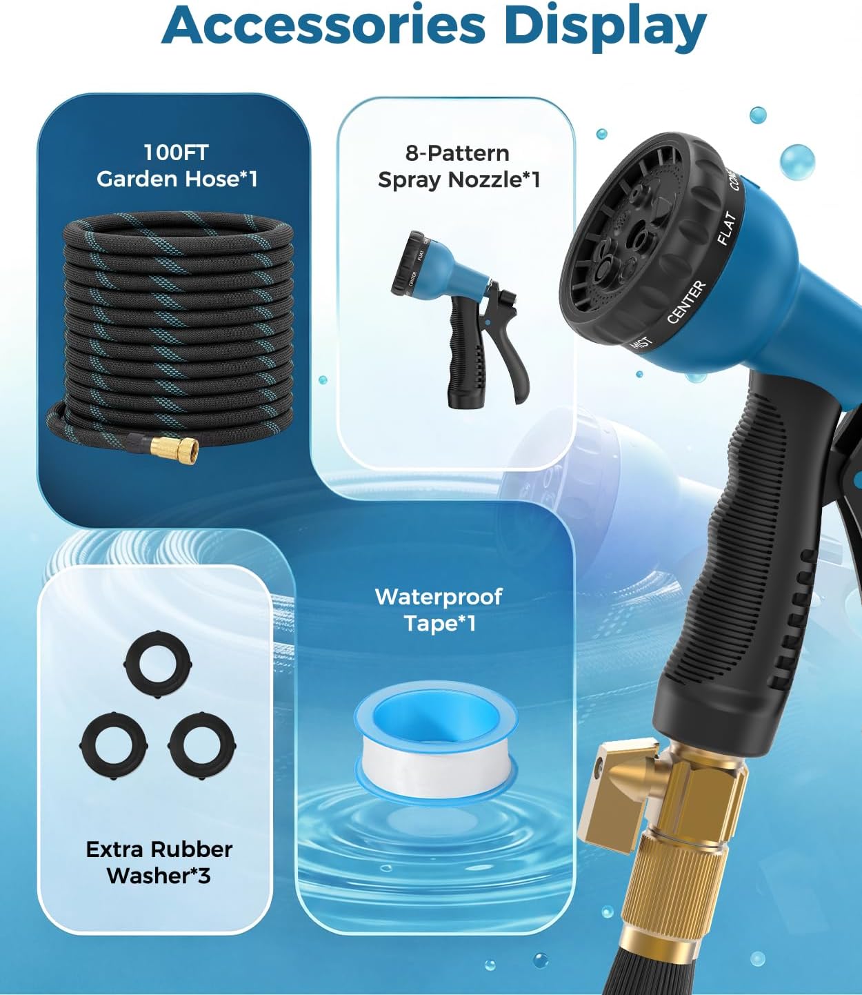 Thumbnail 6 de BIGITTA Garden Hose, 100 ft