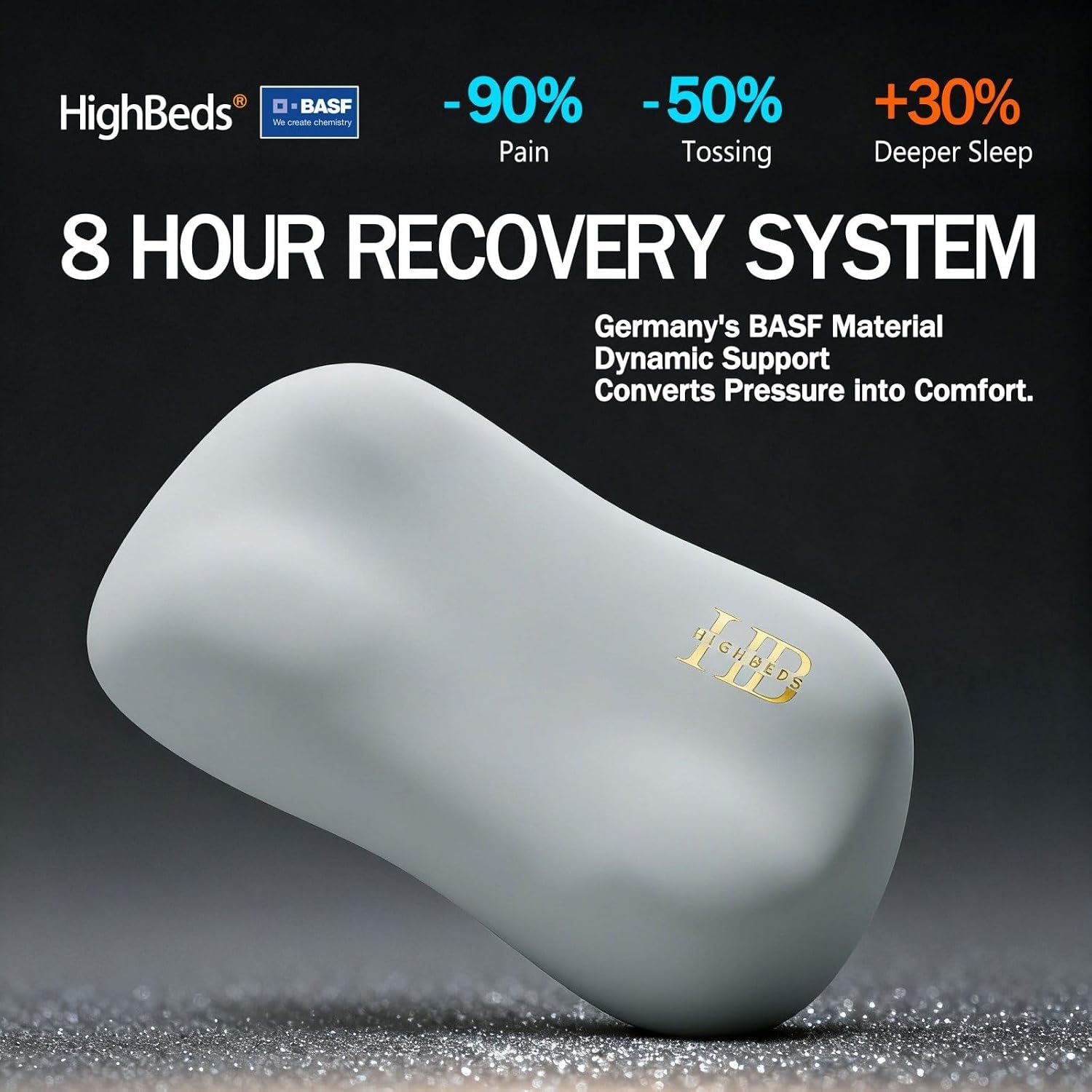 Detalle de HighBeds Cervical Neck Pillow 8-hour