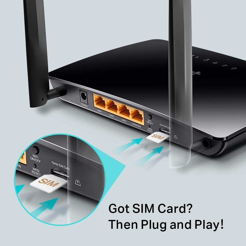 Thumbnail 3 de TP-Link TL-MR6400 4G WiFi router with 4 LAN