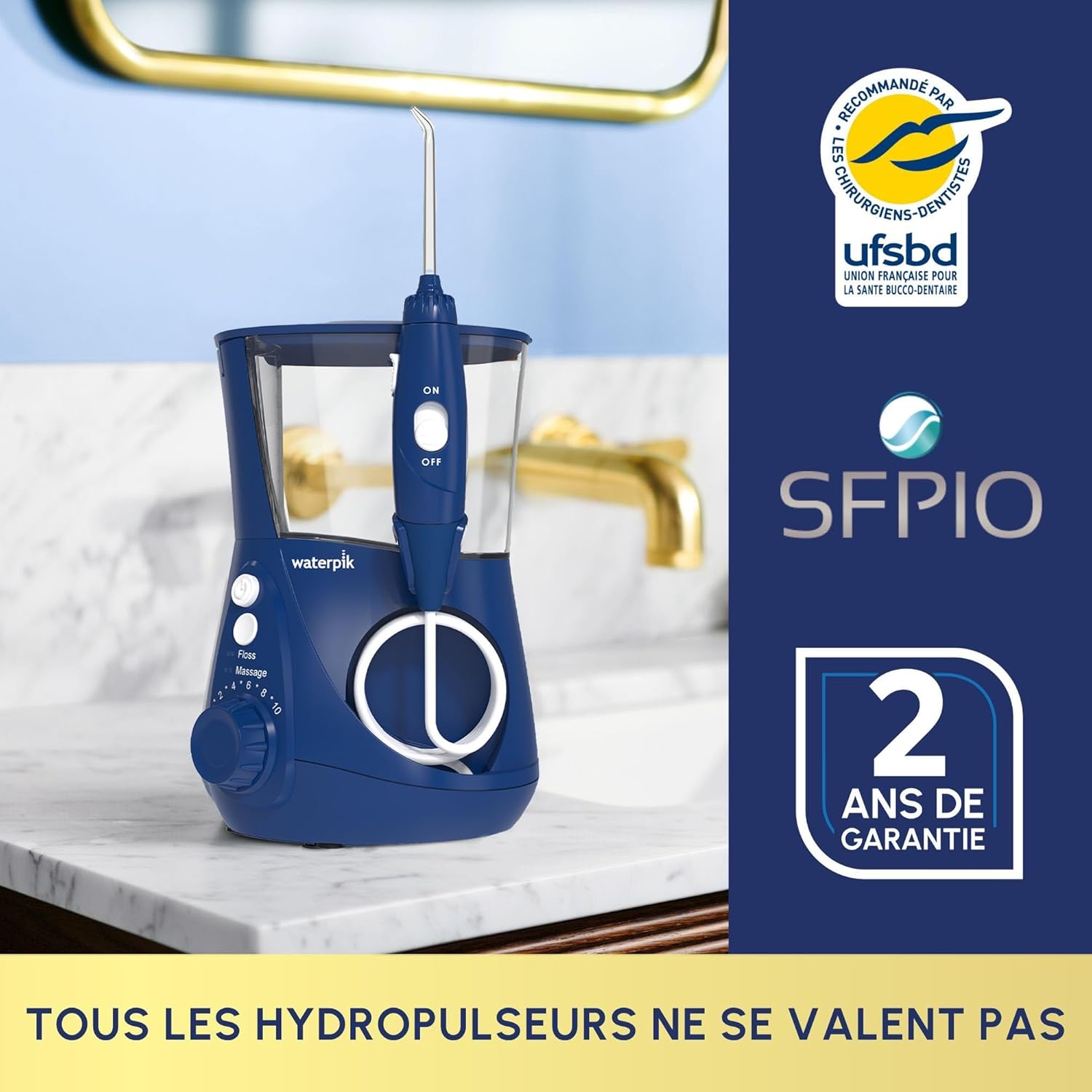 Detalle 2 de Waterpik Hydropulseur Ultra 650 ml 🦷