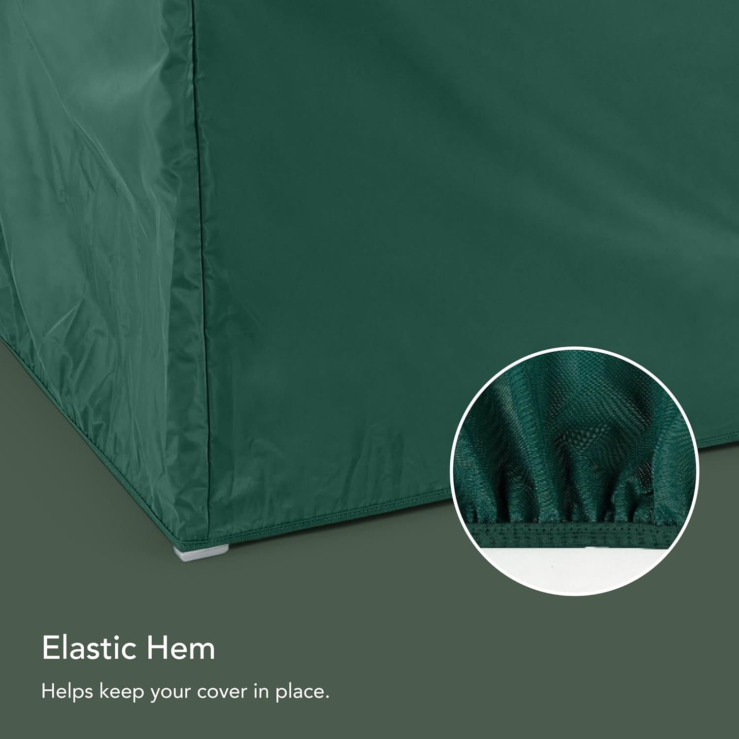 Thumbnail 5 de Covermates Classic Outdoor Patio Sofa Cover — Heavy-Duty 12-Gauge Vinyl, 88W x 40D x 36H, Green