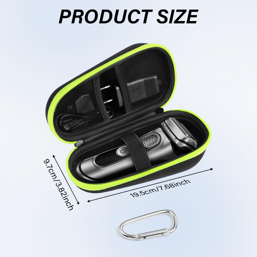 Thumbnail 1 de AOGOE Custodia da Viaggio per Rasoio Elettrico Braun – Verde, EVA Rigida