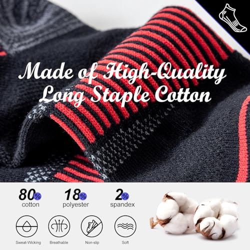 Detalle de Niorasen Chaussettes de sport Homme – 6 paires, courtes et rembourrées