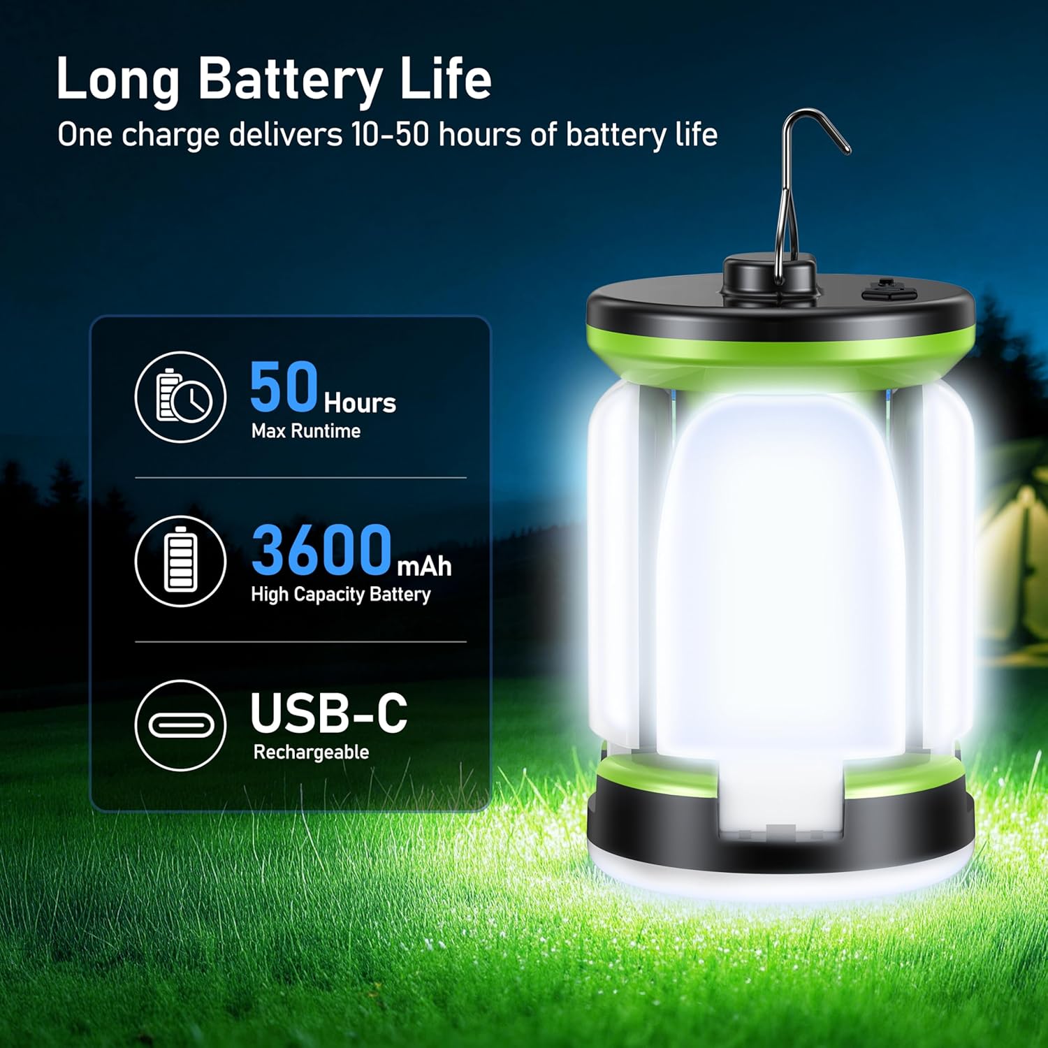 Thumbnail 4 de Blukar Lámpara Camping 360° 3600 mAh