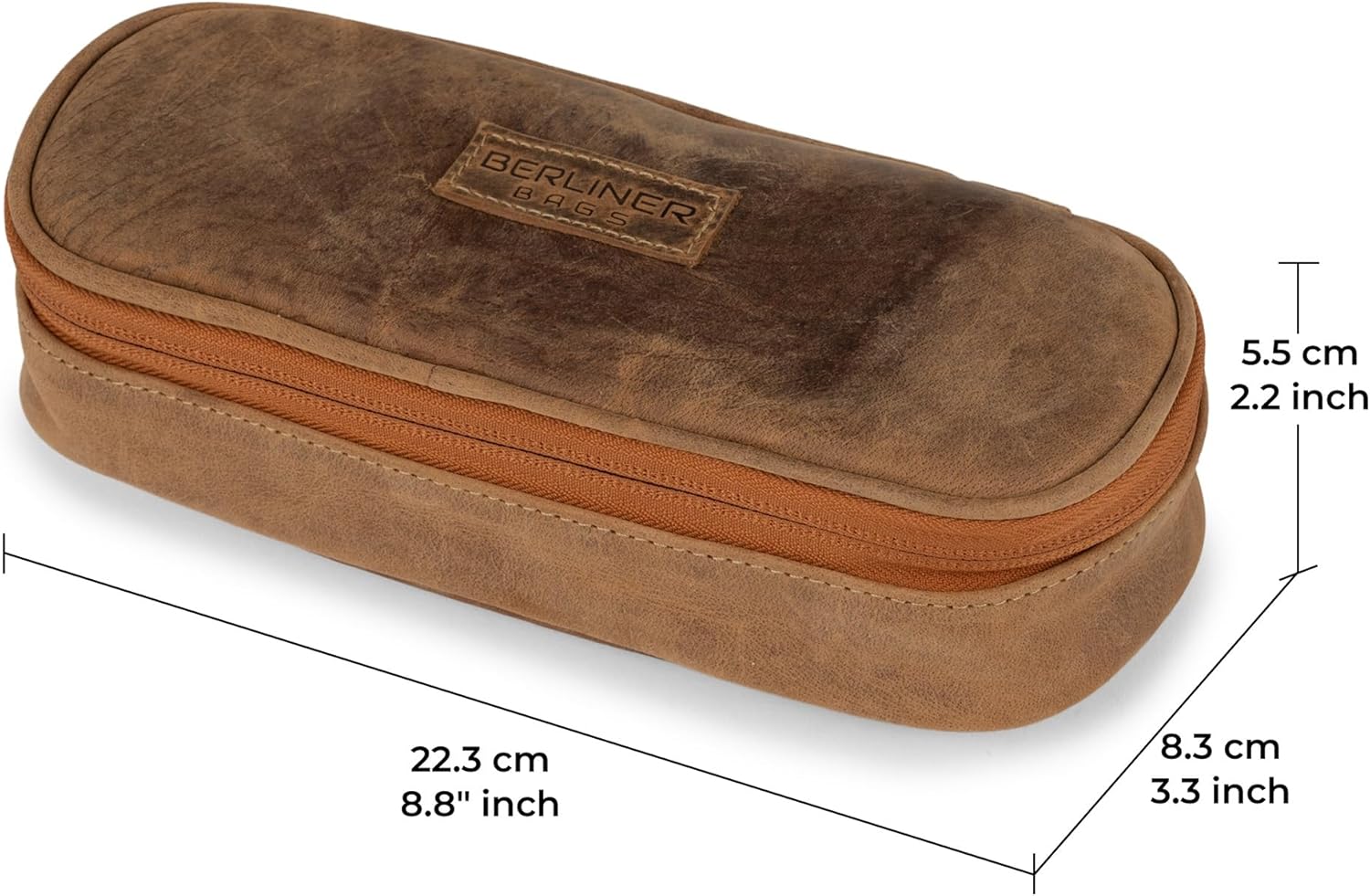 Thumbnail 6 de Berliner Bags Felix trousse cuir 23 cm 👜