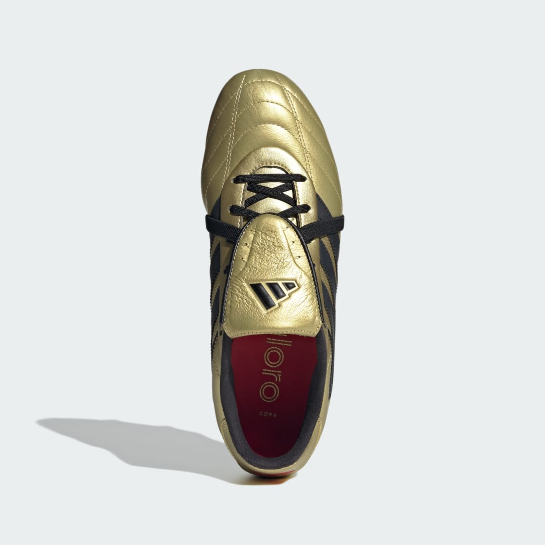 Detalle de Adidas Copa Gloro 2 para césped natural seco — bota de fútbol en color Oro
