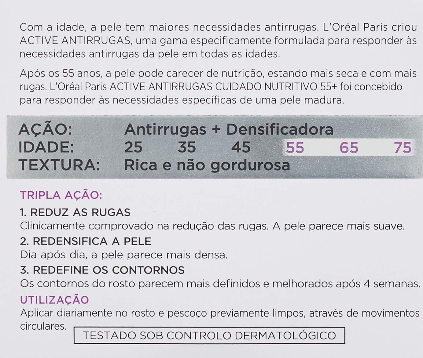 Detalle 2 de L'Oréal Age Specialist Calcio Crema Anti-Rughe di Giorno, 50 ml