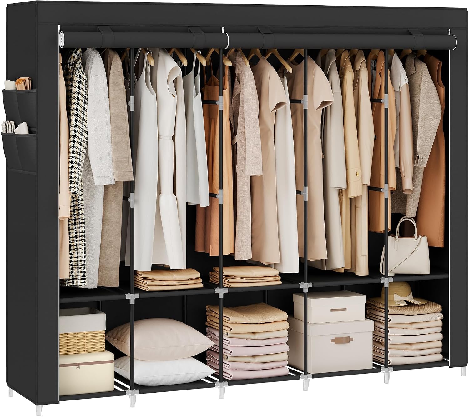 Detalle de SONGMICS RYG095B01 guardaroba 45 x 211 x 167 cm