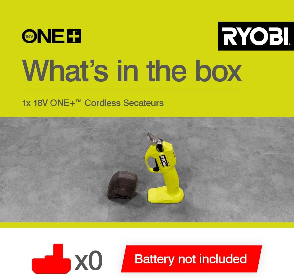 Thumbnail 6 de Ryobi RY18SCA-0 18V ONE+ Cordless Secateurs (Bare Tool)