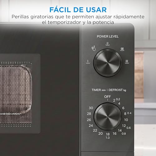 Thumbnail 5 de Midea microondas sobremesa de 20 litros y 700 W sin grill (plato giratorio, descongelación)