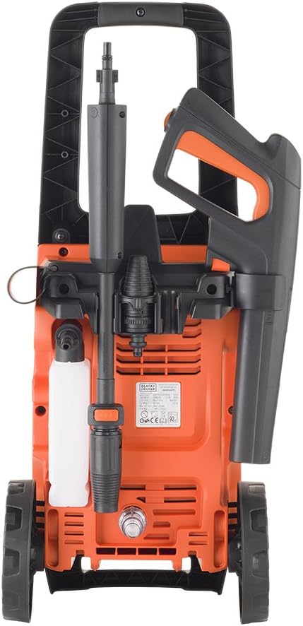 Detalle de BLACK+DECKER Idropulitrice ad Alta Pressione BXPW1600PE con Patio Cleaner e Spazzola Fissa – 125 bar, 1600 W, 420 l/h