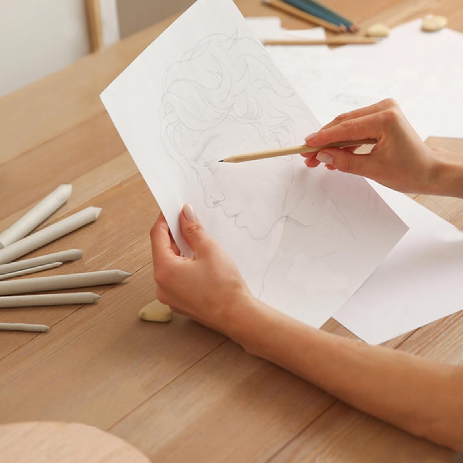 Thumbnail 2 de A4 White Card - 230GSM, 100 Pack: Durable Cardstock for Cards, Invitations and DIY Craft